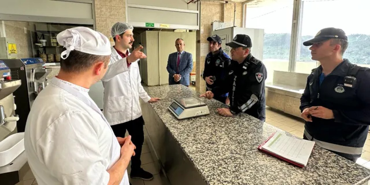 Trabzon’da zabıtadan bayram denetimi!