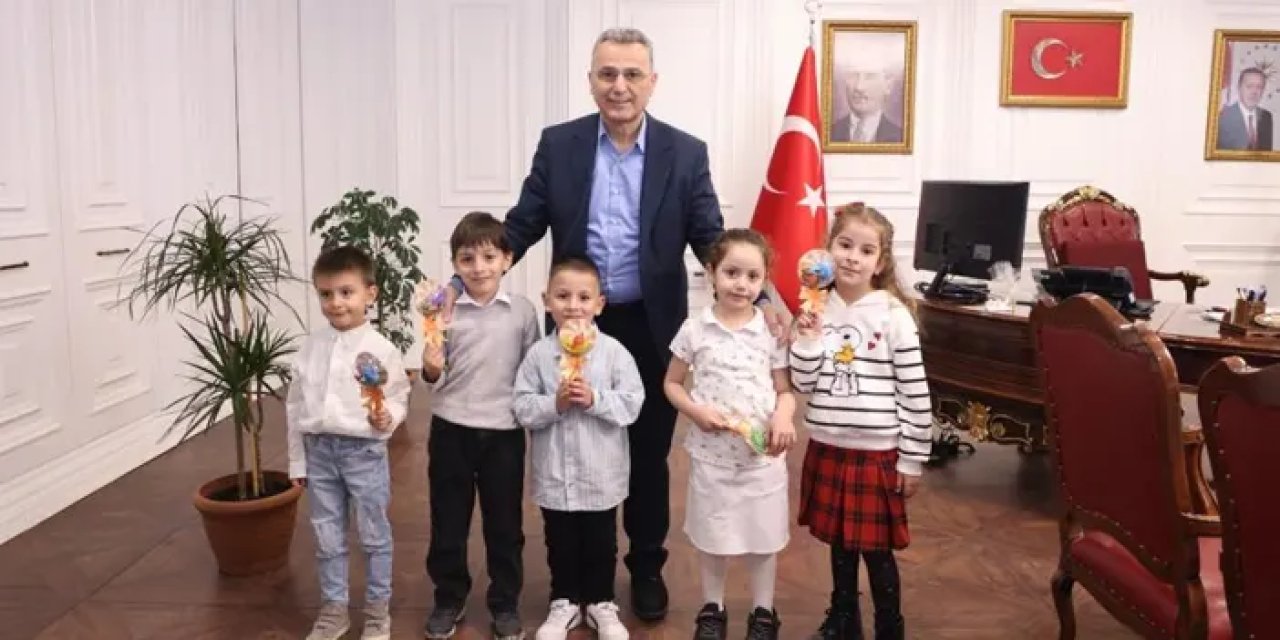 Samsun’da miniklerin Ramazan Bayramı sevinci
