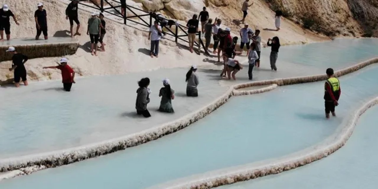 Giresun Göksu Travertenlerinde turizm sezonu açıldı!