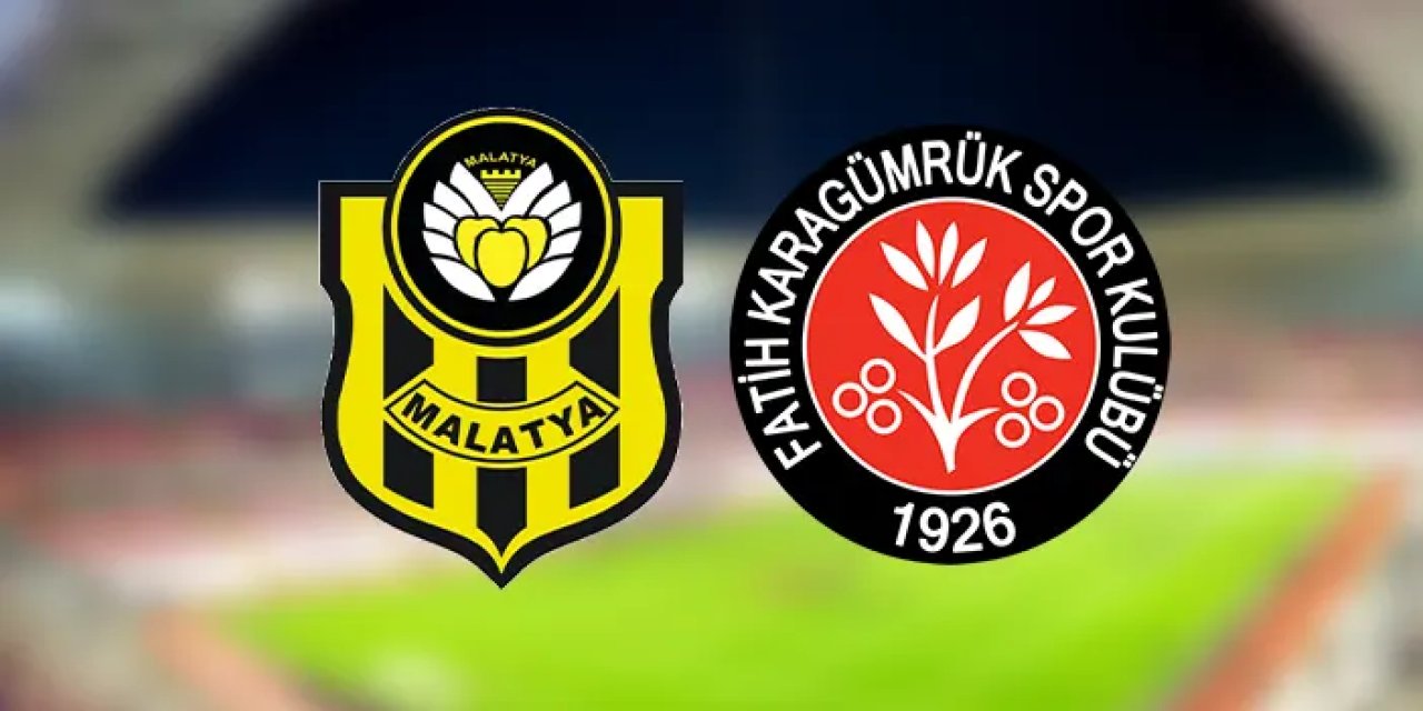 Yeni Malatyaspor ile Fatih Karagümrük karşı karşıya gelecek.. Maç kadrosu, ilk 11'ler