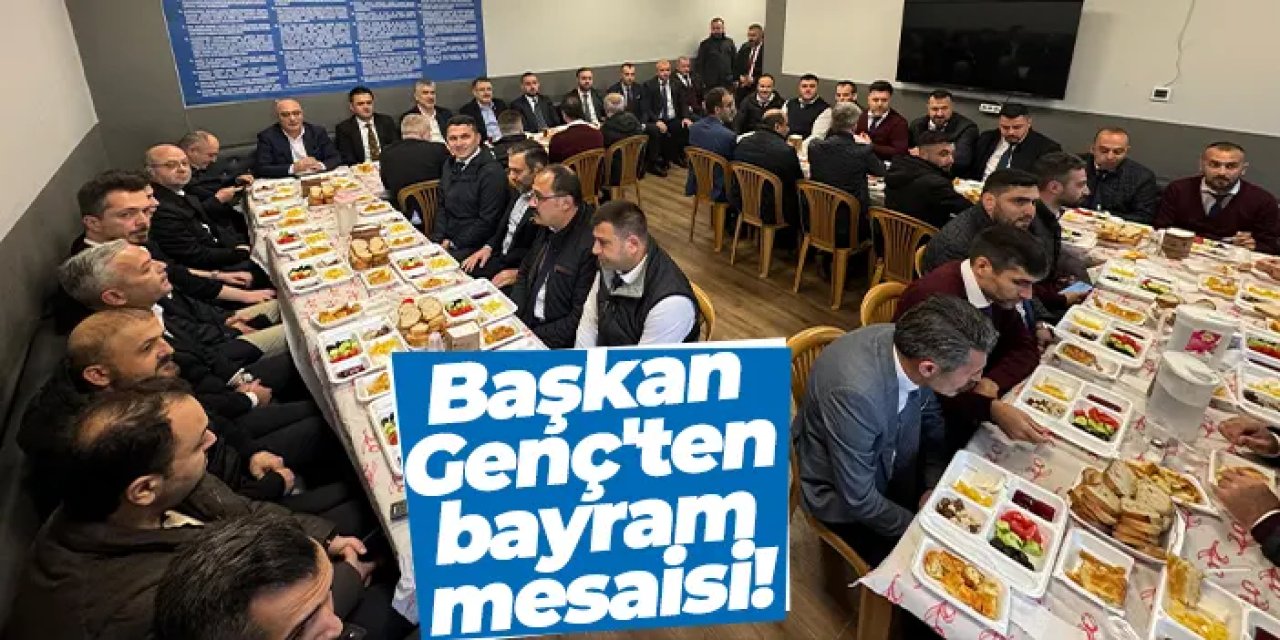 Başkan Genç TULAŞ personeliyle bayramlaştı!
