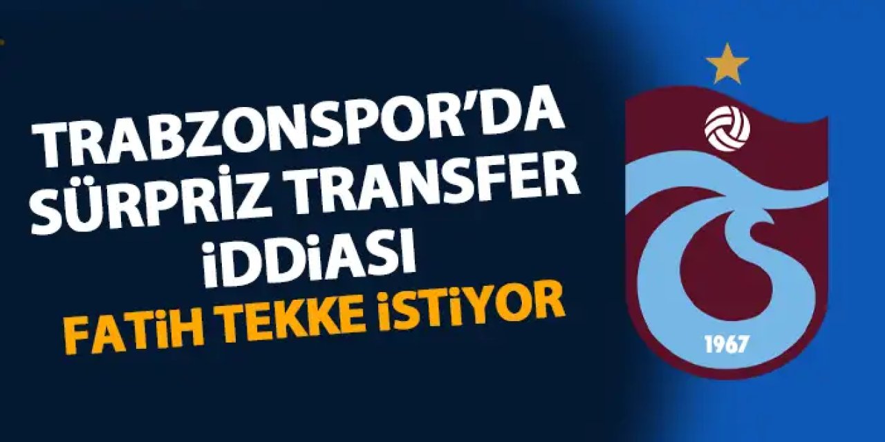 Trabzonspor'da sürpriz transfer iddiası! Fatih Tekke istiyor