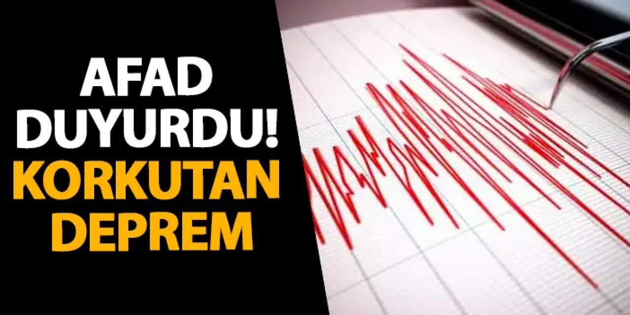 Alanya’da korkutan deprem AFAD duyurdu!