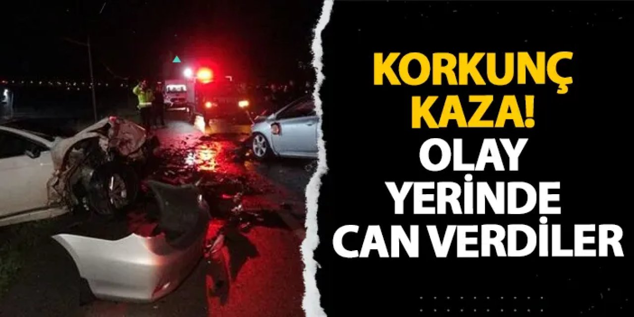 Çanakkale’de korkunç kaza! Olay yerinde can verdiler