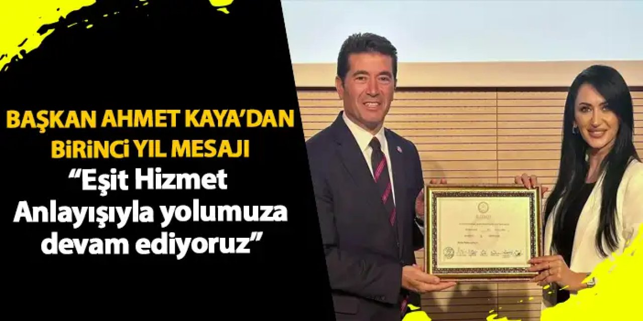 Başkan Kaya’dan 31 Mart Seçimlerinin Yıldönümünde Mesaj: “Eşit Hizmet Anlayışıyla Yolumuza Devam Ediyoruz”