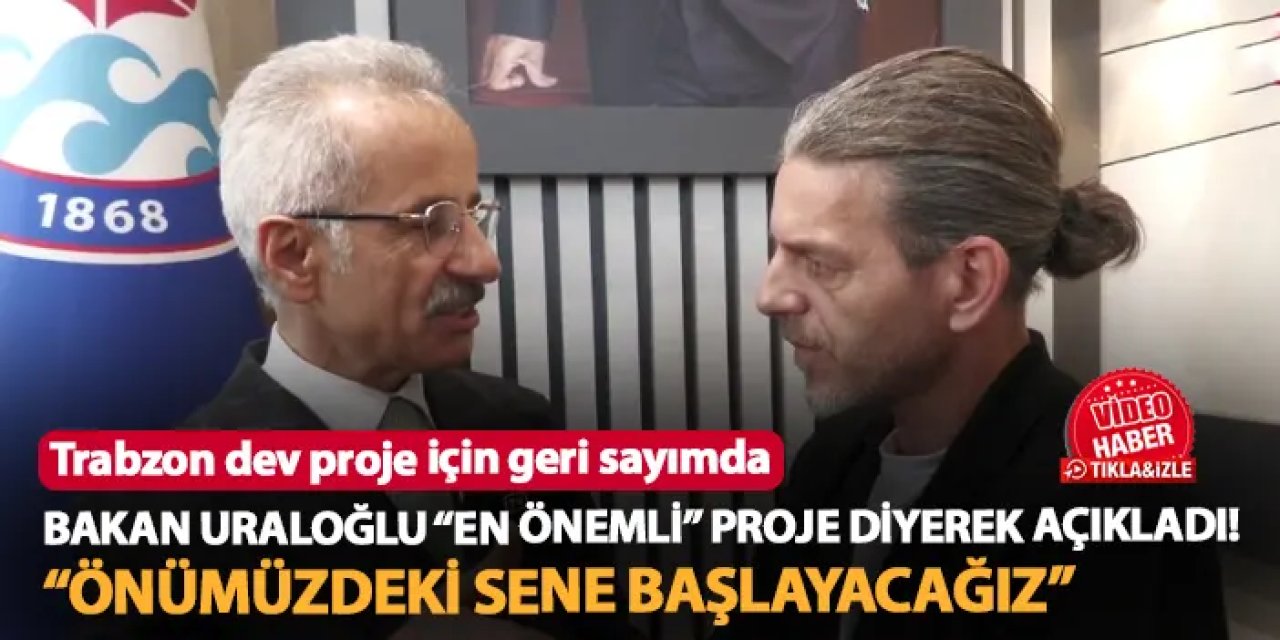 Bakan Uraloğlu Trabzon’da Bayram Sevinciyle Vatandaşlarla Buluştu