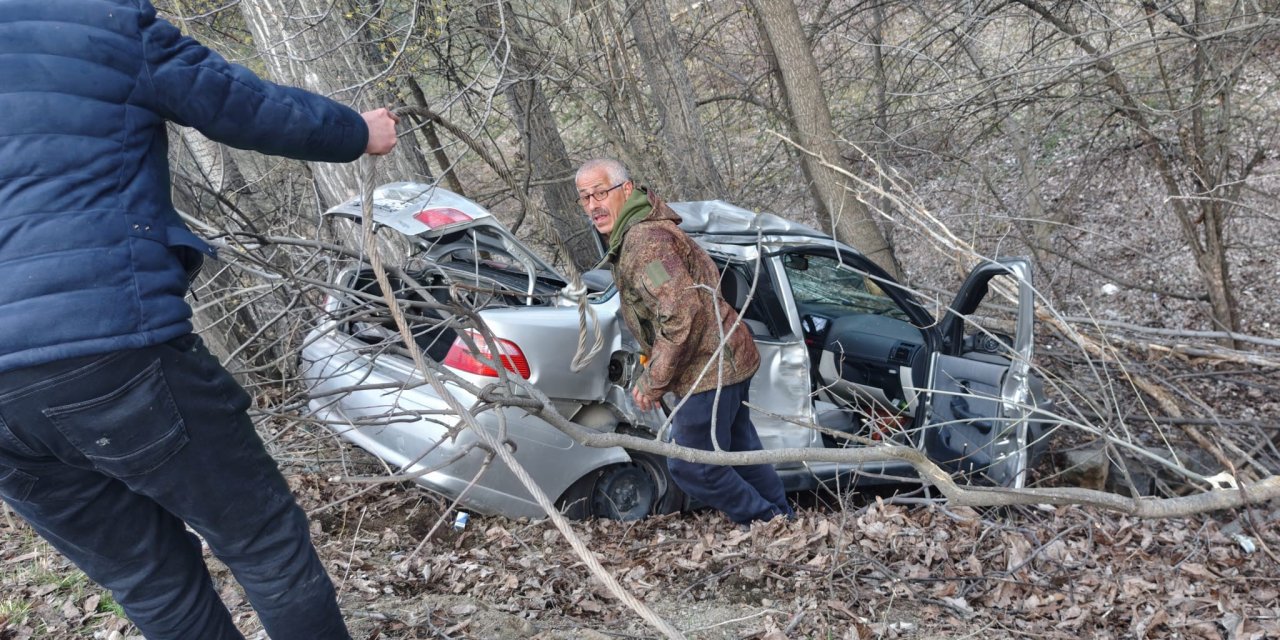 Rize'den yola çıktılar Erzurum'da korkuyu yaşadılar