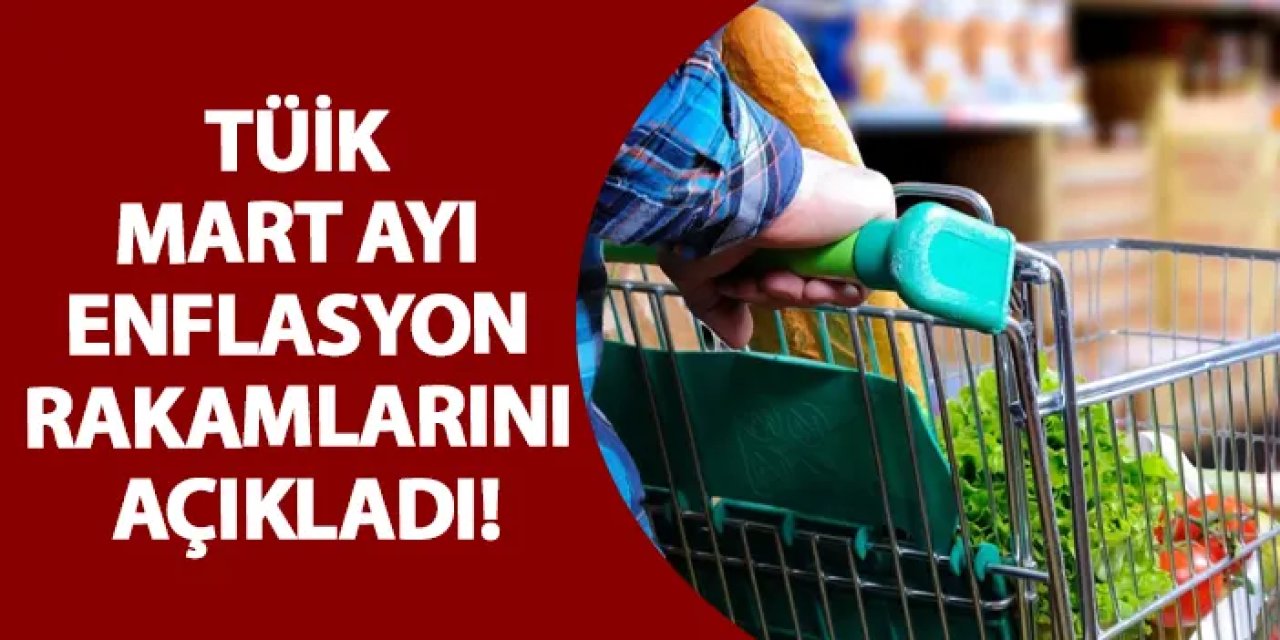TÜİK Mart ayı enflasyon rakamlarını açıkladı! TÜFE yıllık yüzde 38,10’a geriledi