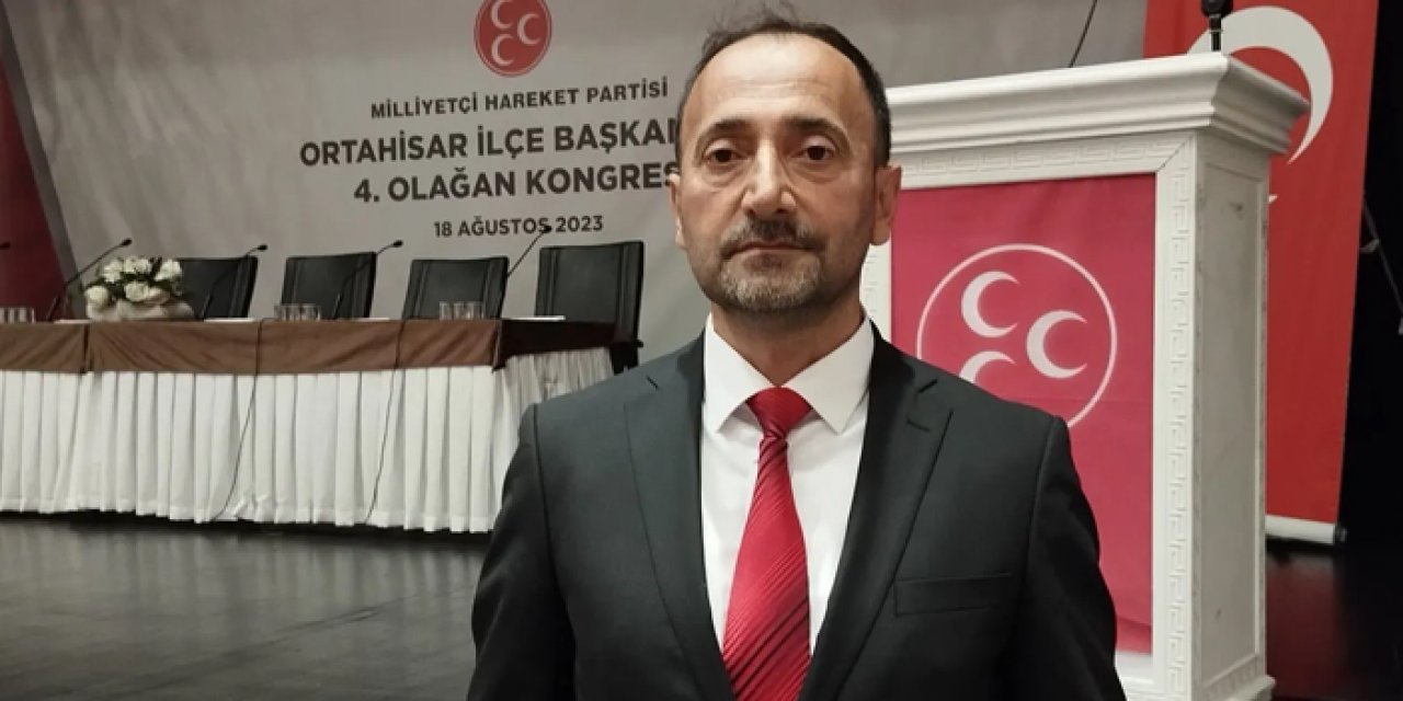 MHP Ortahisar İlçe Başkanı Salih Akkoç'tan CHP standına yapılan saldırıya kınama