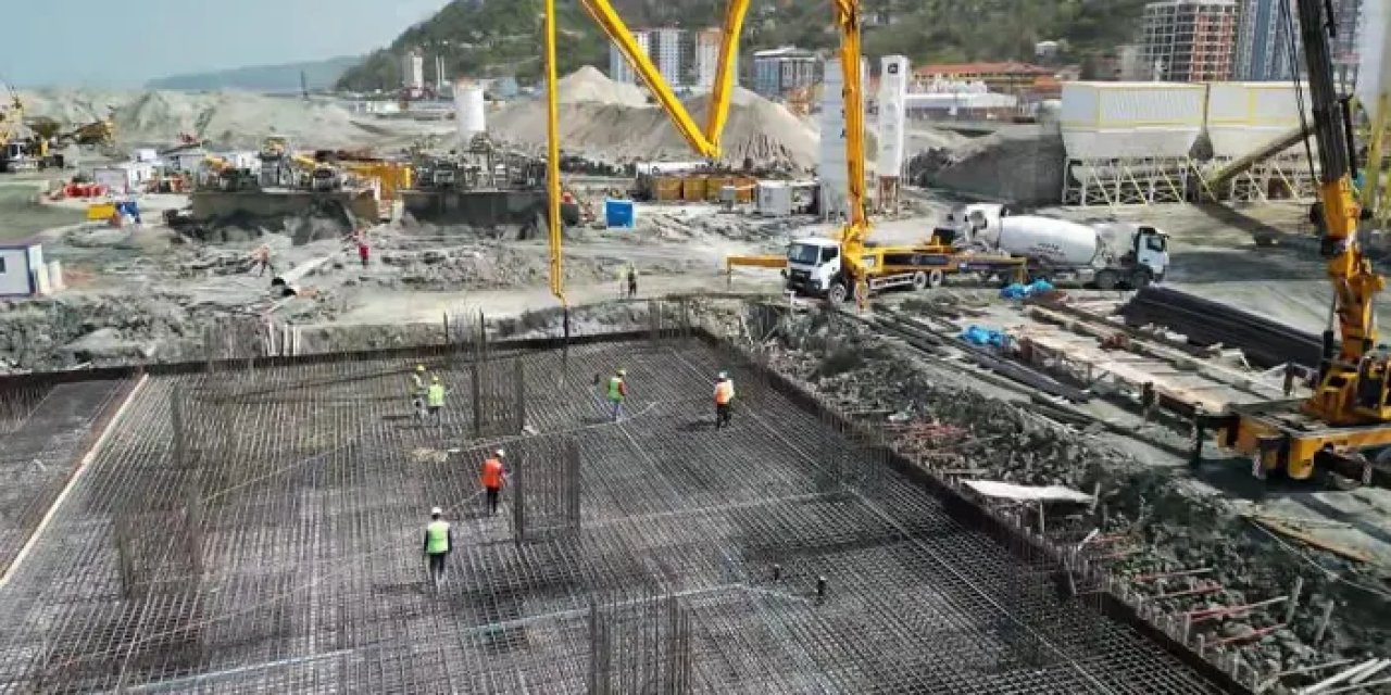 Rize Şehir Hastanesi inşaatı yüzde 51 tamamlandı!