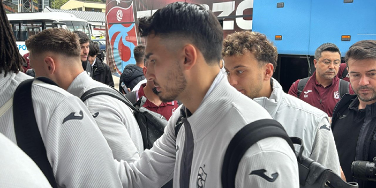 Trabzonspor kafilesi derbi için İstanbul'a gitti
