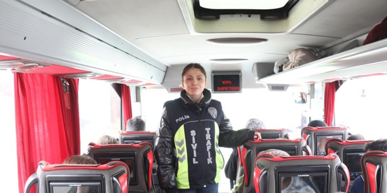 Samsun'da bayram tedbirleri kapsamında trafik denetimi yapıldı