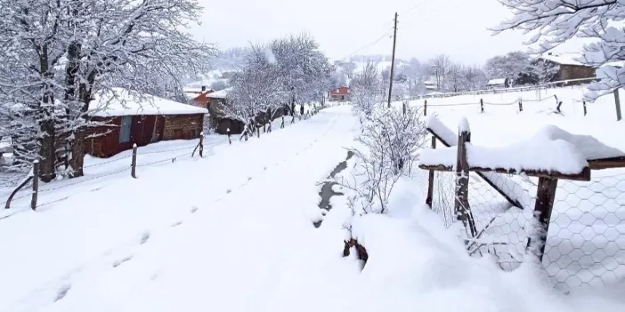 Giresun yaylaları nisan ayında karlandı! Mücadele sürüyor