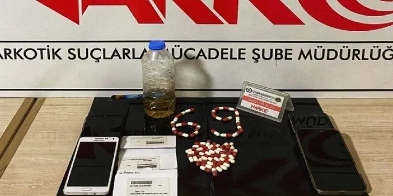 Bayburt polisinden uyuşturucuya darbe!