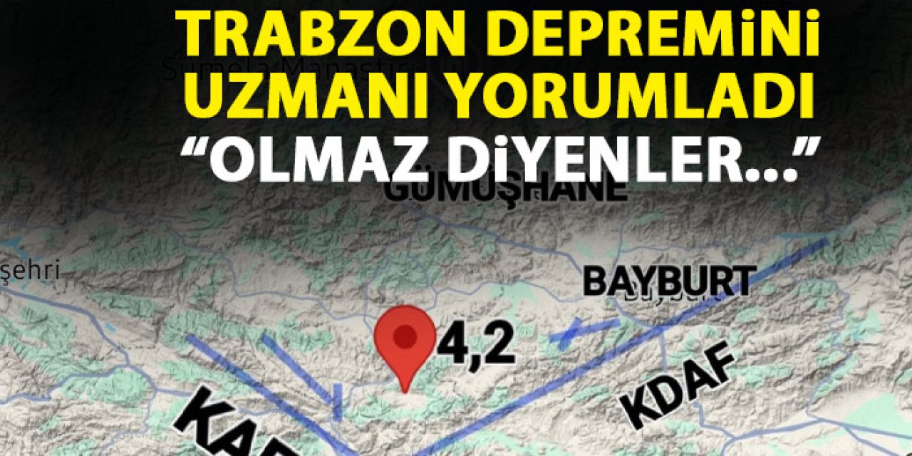 Trabzon depremini Prof. Dr. Osman Bektaş yorumladı "Tehlike yok diyenler ne düşünüyor"