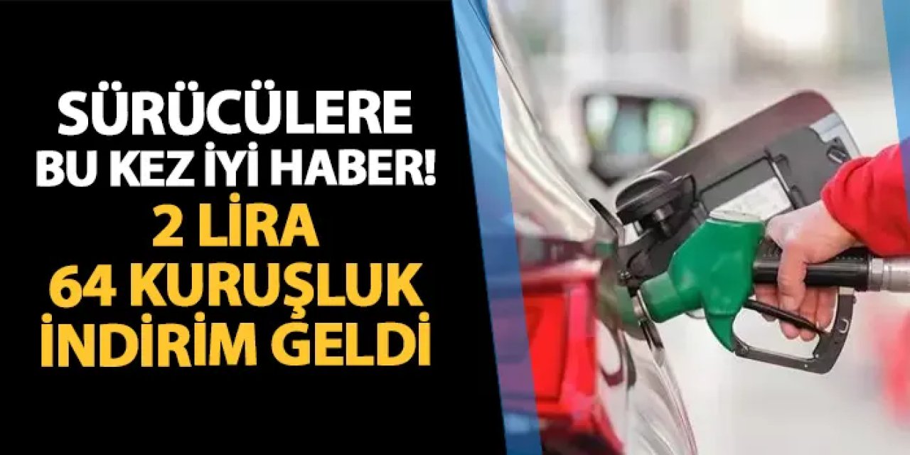 Akaryakıta 2 lira 64 kuruşluk indirim! Trabzon'da güncel fiyat ne kadar?