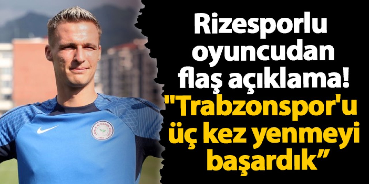 Atilla Mocsi: "Trabzonspor'u üç kez yenmeyi başardık”