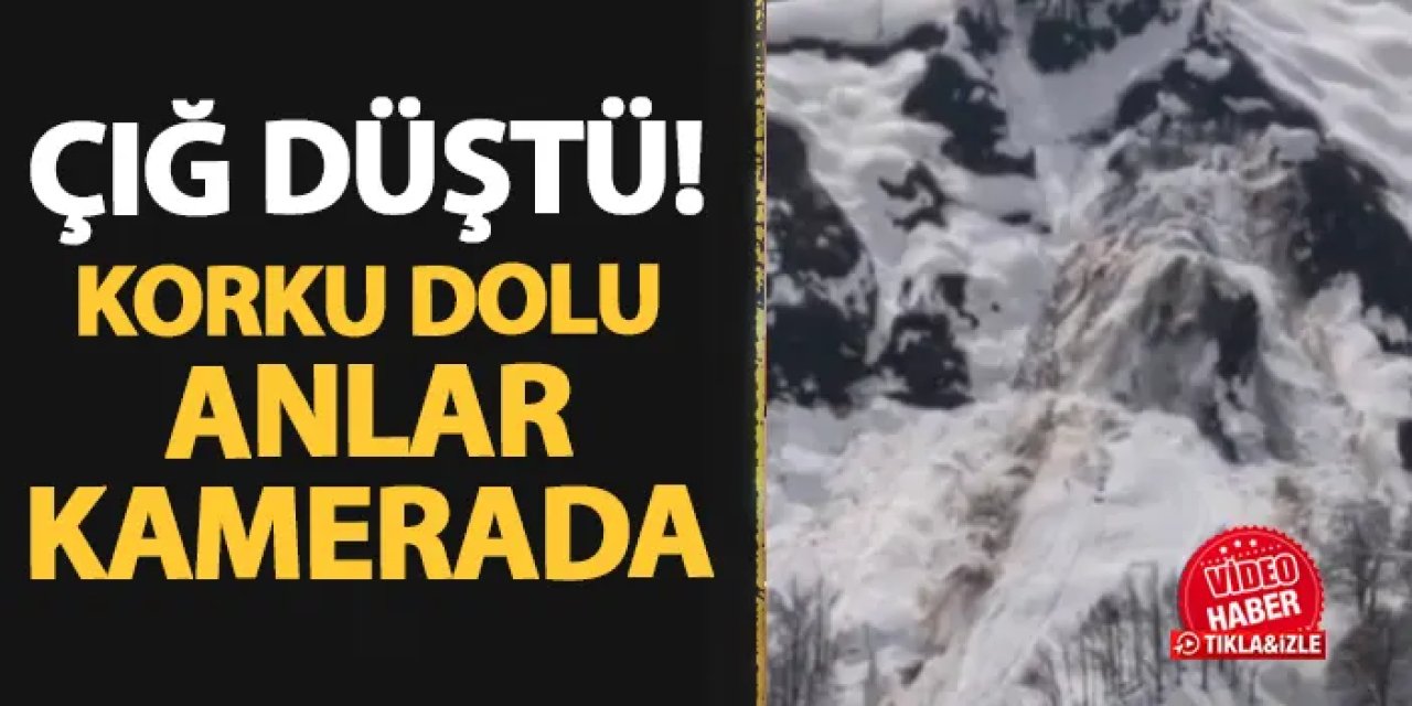 Artvin'de çığ düştü! Kapalı 6 köy yolu ulaşıma açıldı