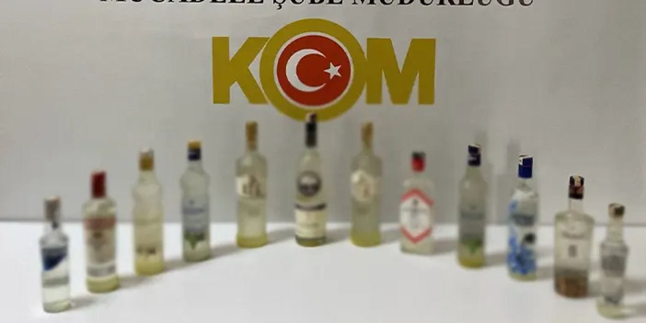 Samsun'da sahte içki operasyonu! 1 şüpheli yakalandı