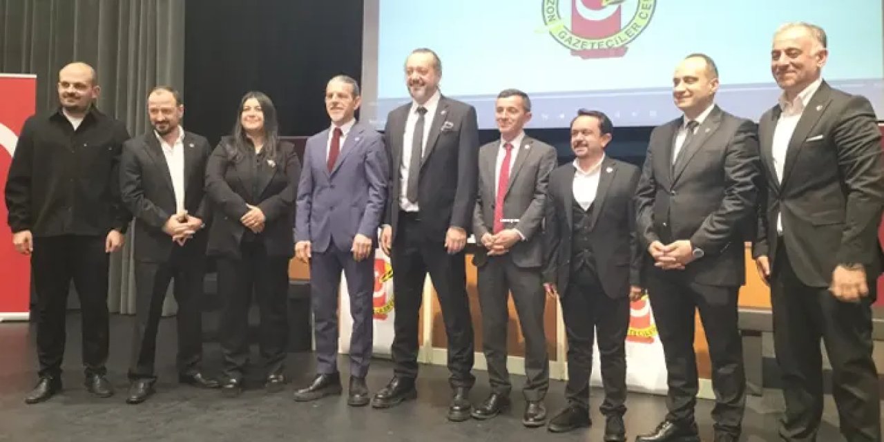 Trabzon Gazeteciler Cemiyeti'nde yeni başkan belli oldu