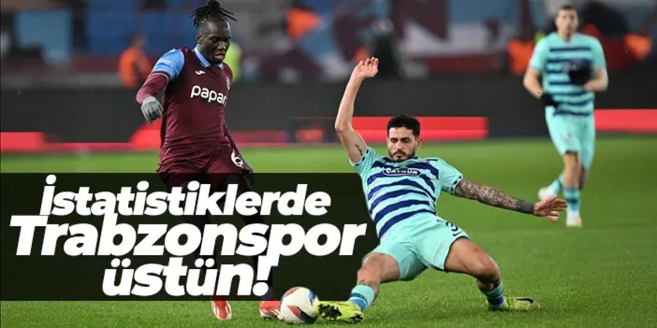 Maçta 46. randevu! İstatistiklerde Trabzonspor üstün