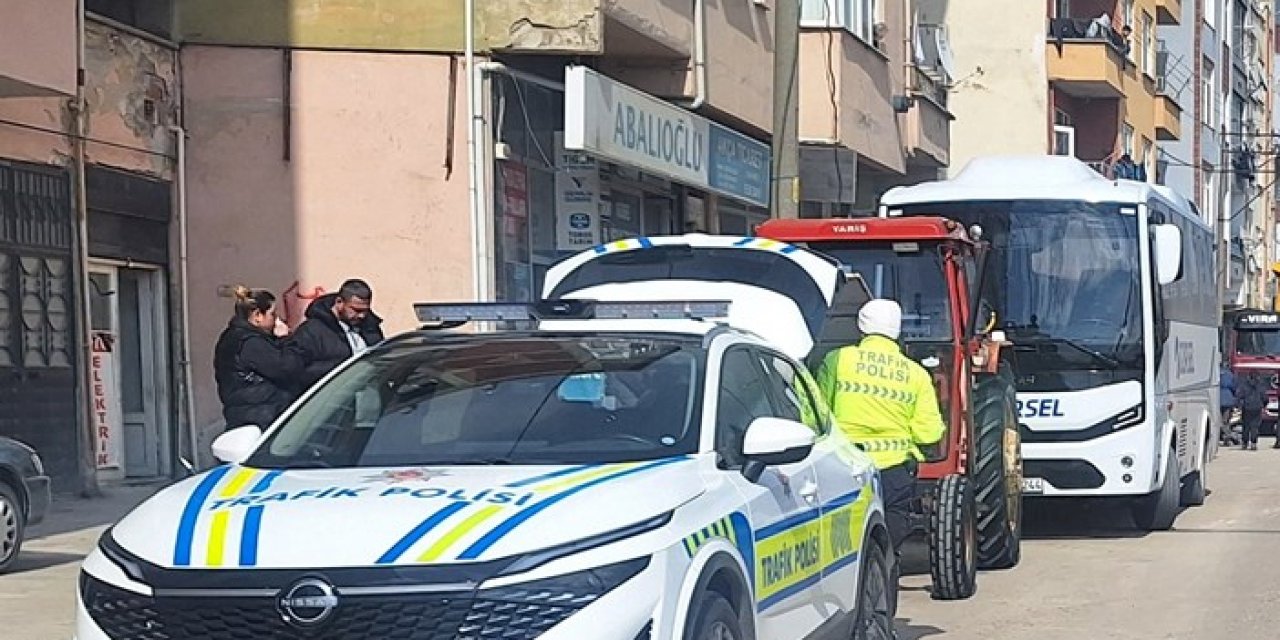 Samsun'da midibüsün çarptığı kişi yaralandı