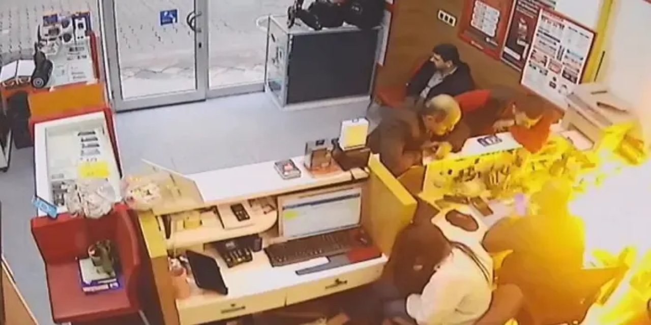 Artvin'de tamir için bırakılan telefon bomba gibi patladı: O anlar kamerada!