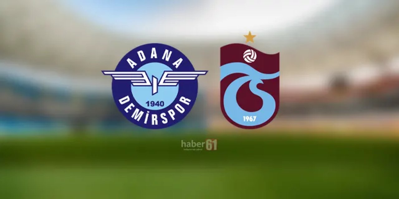 Trabzonspor, Trendyol Süper Lig'de 32. hafta mücadelesinde Adana Demirspor'a konuk olacak.