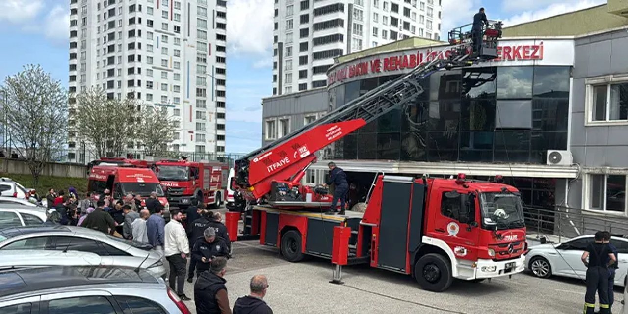 Samsun'da huzurevinde yangın! 85 kişi tahliye edildi