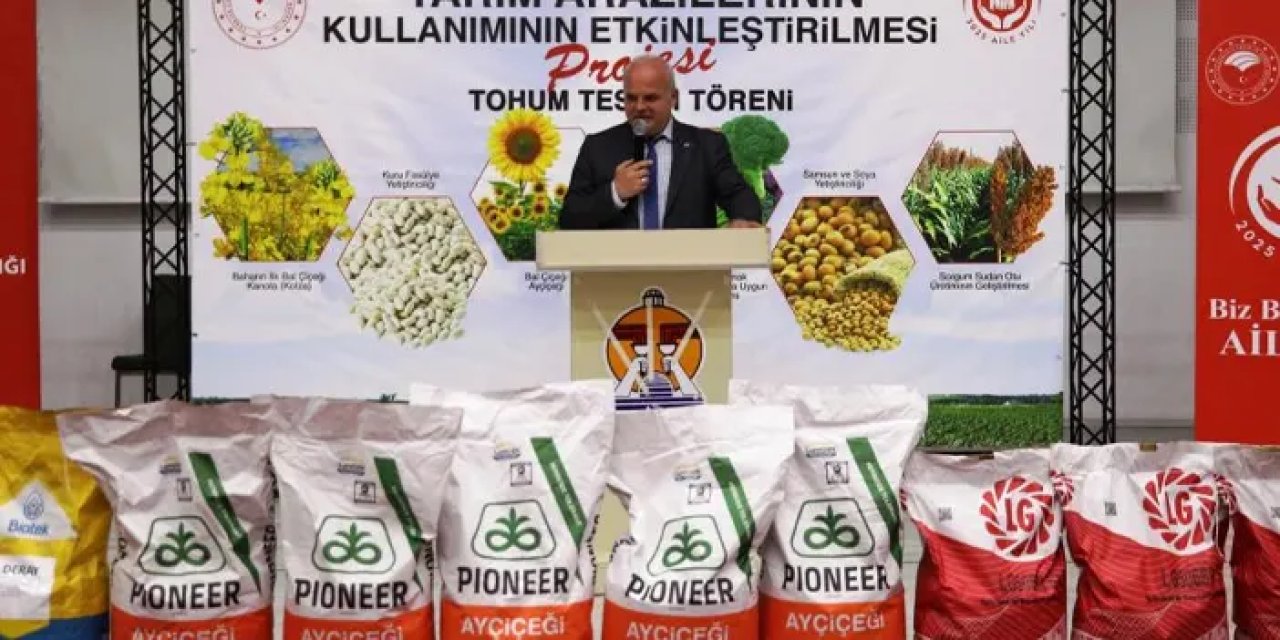 Samsun’da çiftçiye yüzde 70 hibeli ayçiçeği tohumu desteği!