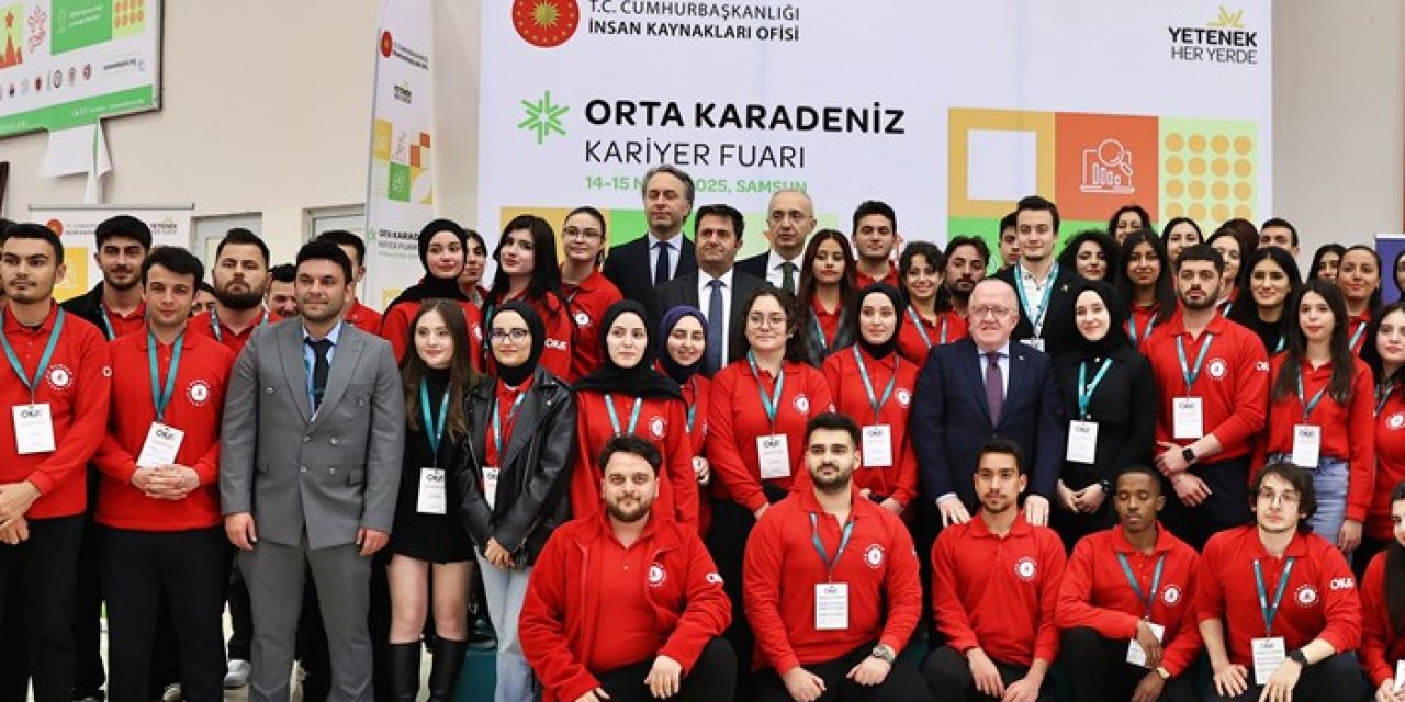 Samsun'da düzenlenen Orta Karadeniz Kariyer Fuarı sona erdi