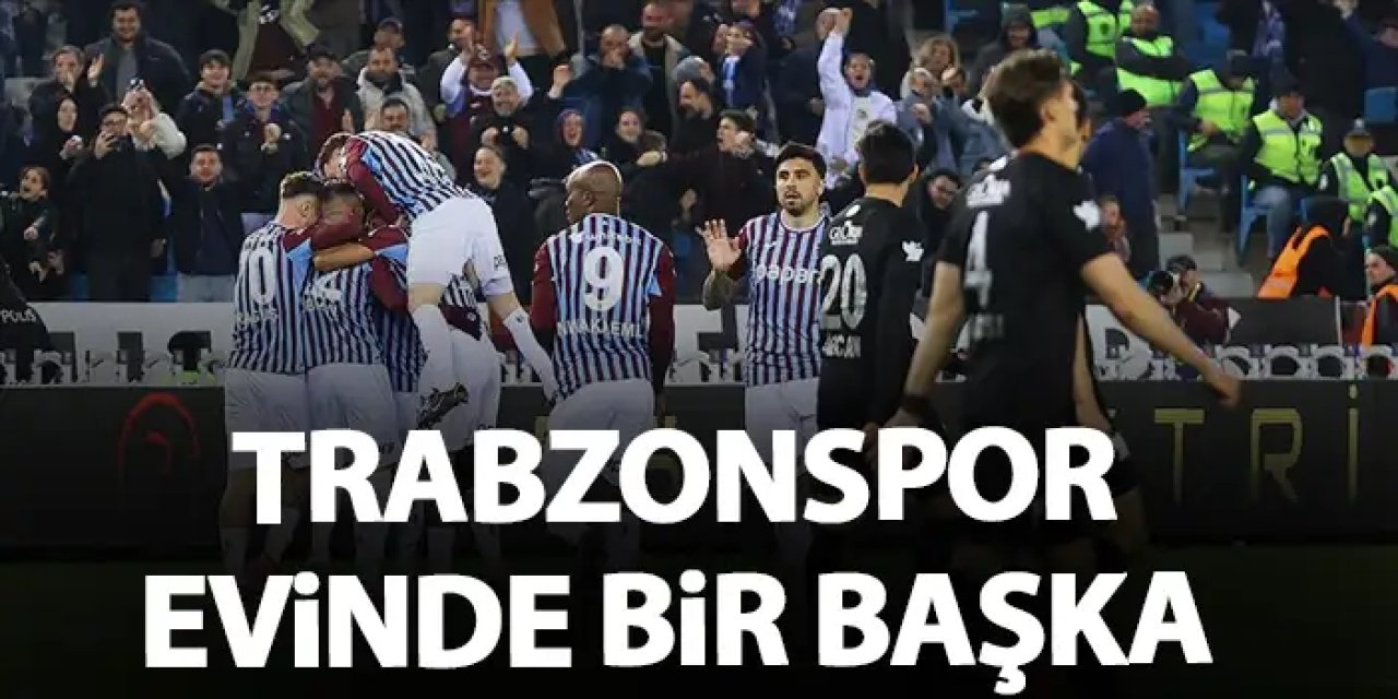 Trabzonspor evinde bir başka! Rizespor maçıyla beraber...
