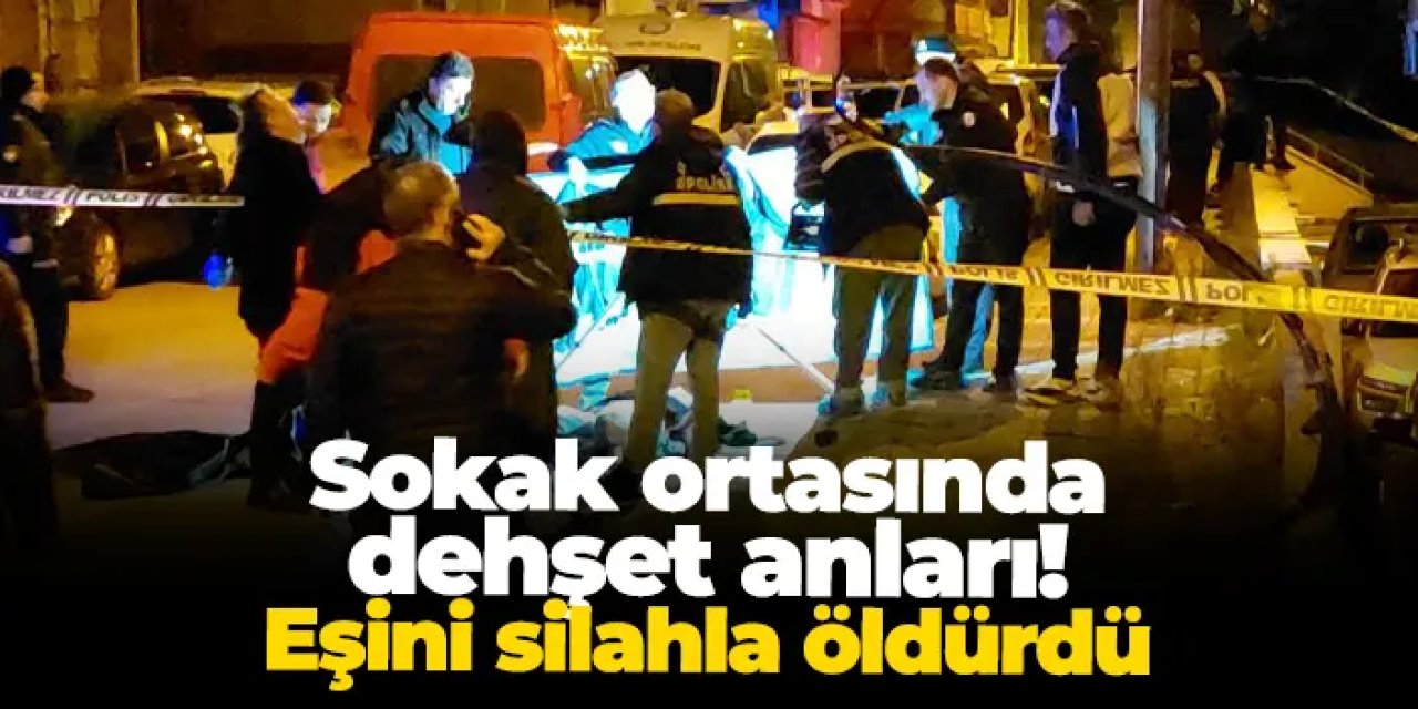 Samsun’da uzaklaştırma kararı bulunan koca, eşini sokak ortasında öldürdü!