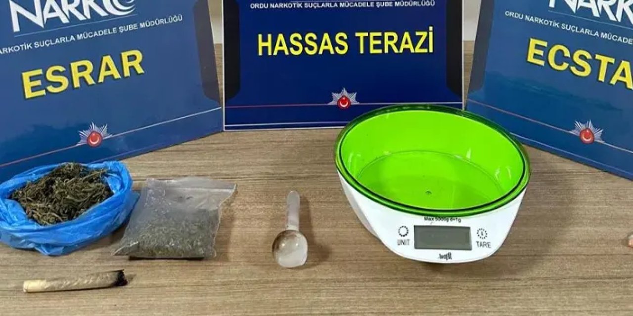 Ordu’da uyuşturucu operasyonu: Çok sayıda madde ele geçirildi, 1 tutuklama