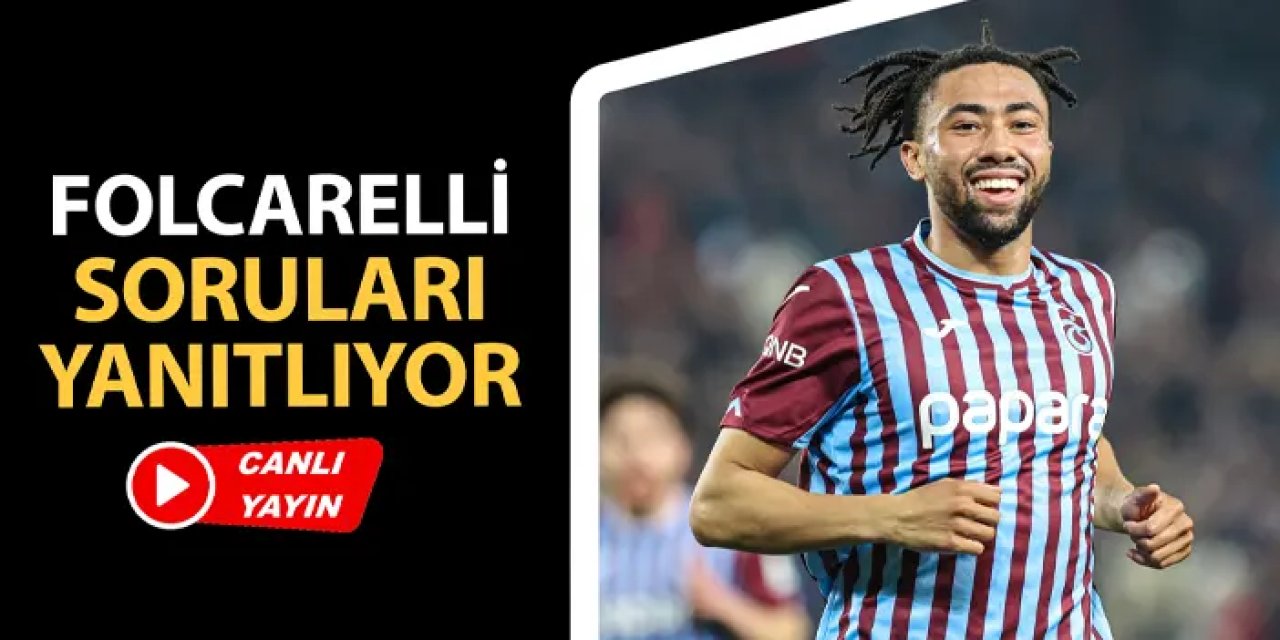 Trabzonspor'da Folcarelli soruları yanıtlıyor