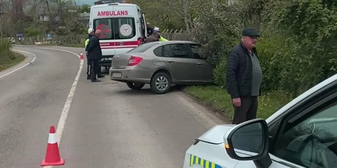 Ordu’da sokak köpeklerine çarpmamak için kaza yaptı! Yaralılar var