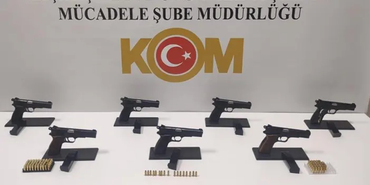 İki ilde eş zamanlı baskın: Kaçak silah ticareti çökertildi