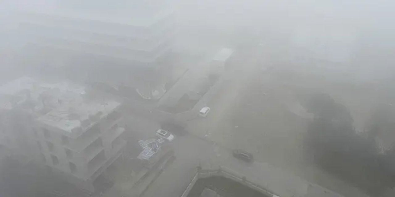 Samsun'da ortalığı bir anda duman bulutu kapladı! Göz gözü görmedi