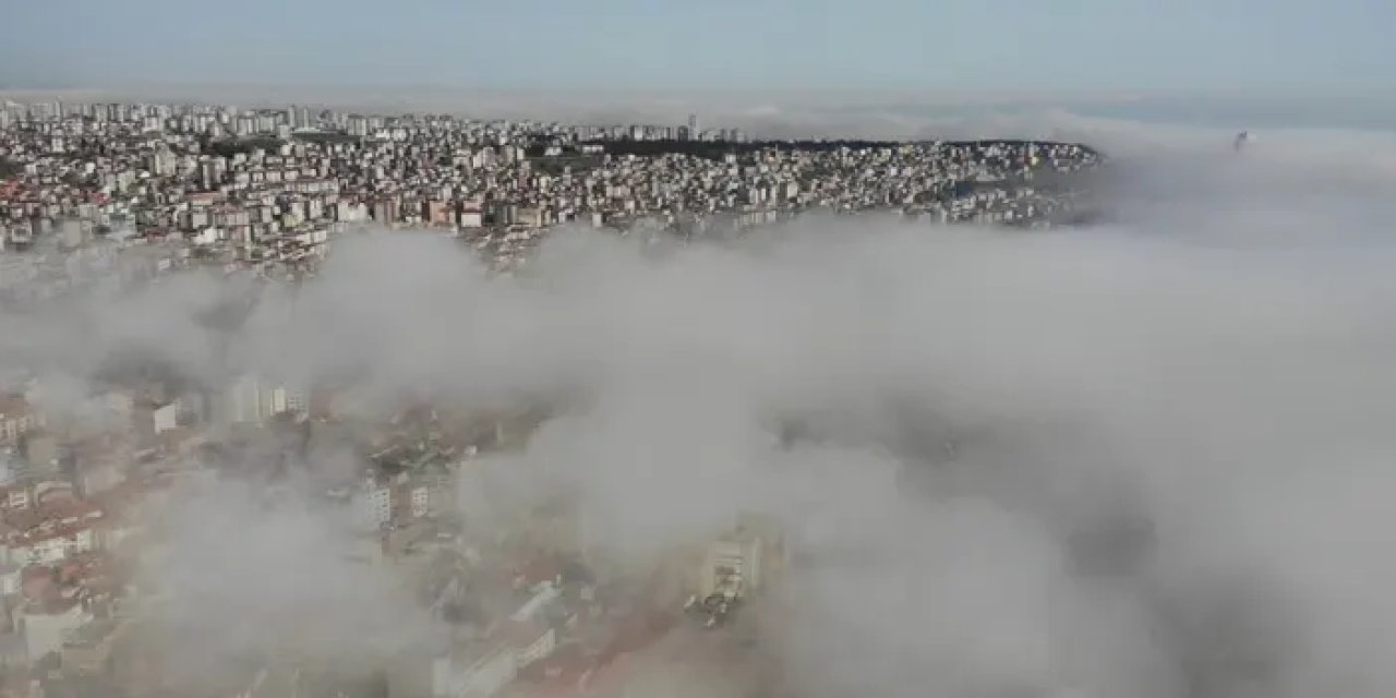 Samsun’da sis etkili oldu! Görüş mesafesi düştü