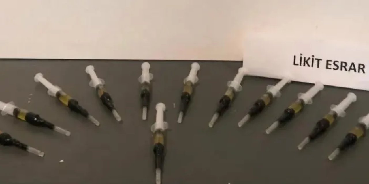 Samsun’da enjektöre çekili esrar ele geçirildi!