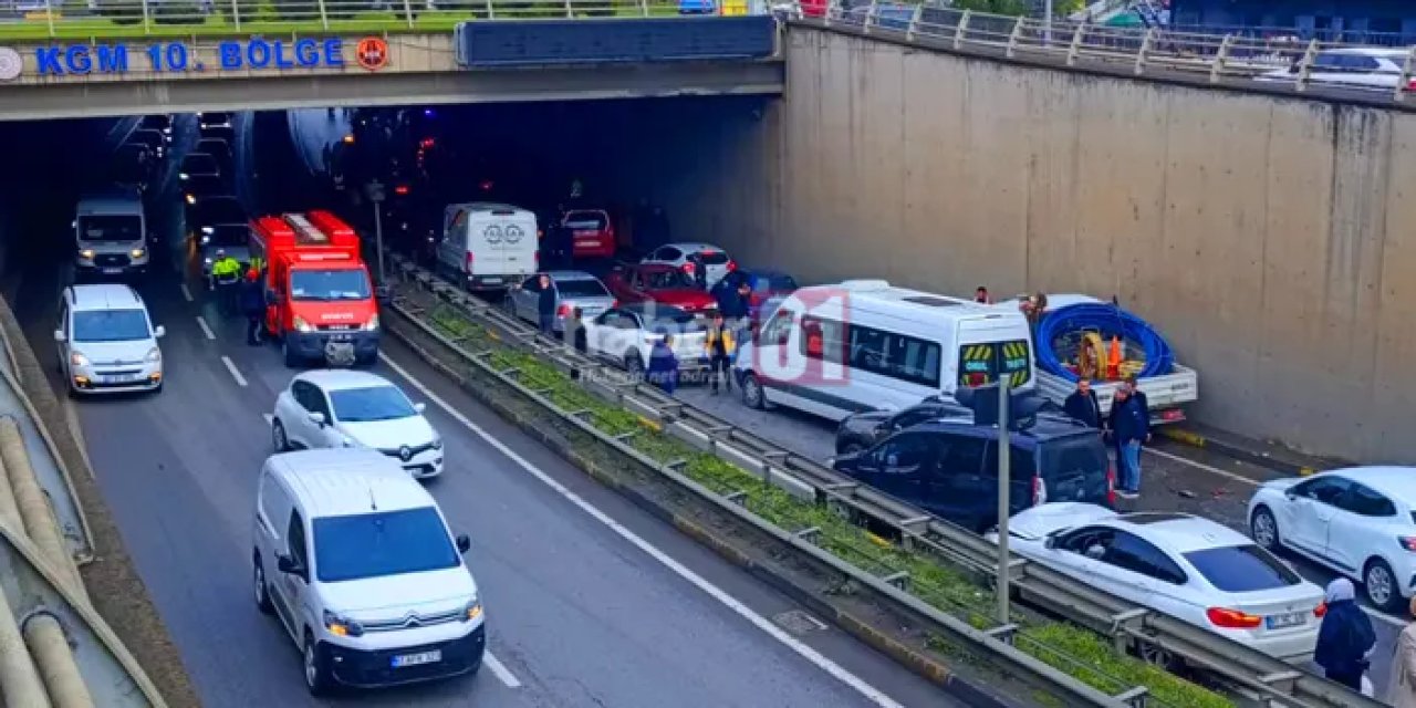 Trabzon'da 40 araçlı kazanın sebebi belli oldu! "Yol kaygandı" iddialarına yalanlama