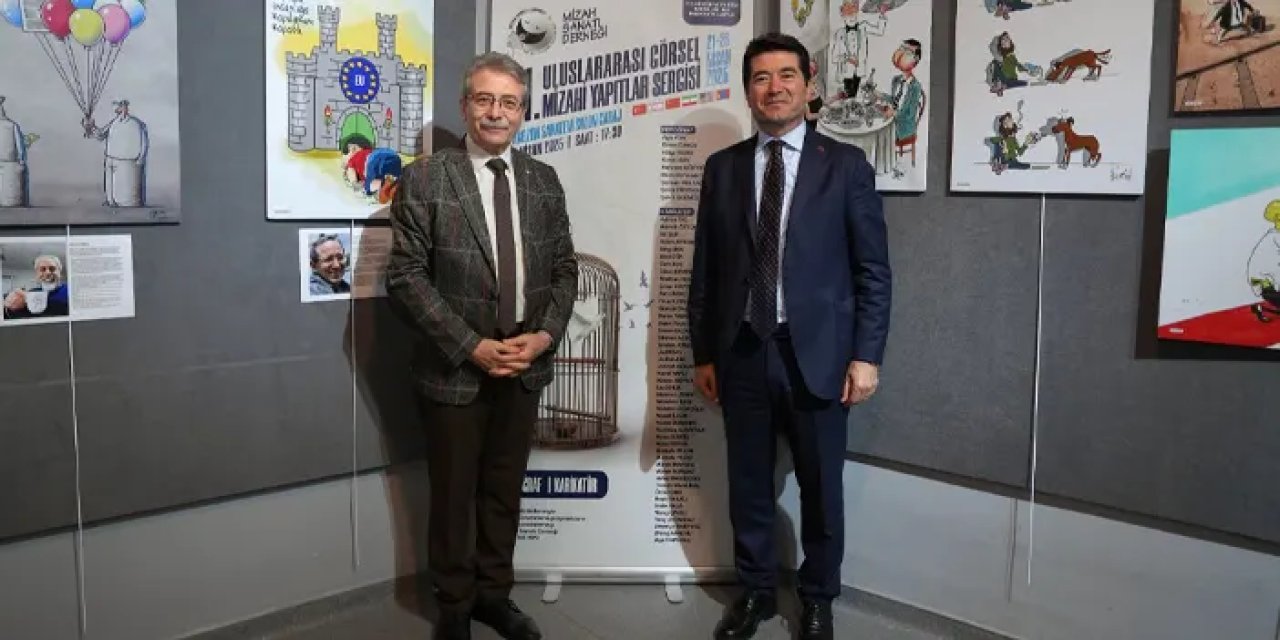 Trabzon’da mizahi yapıtlar sergisi açıldı!