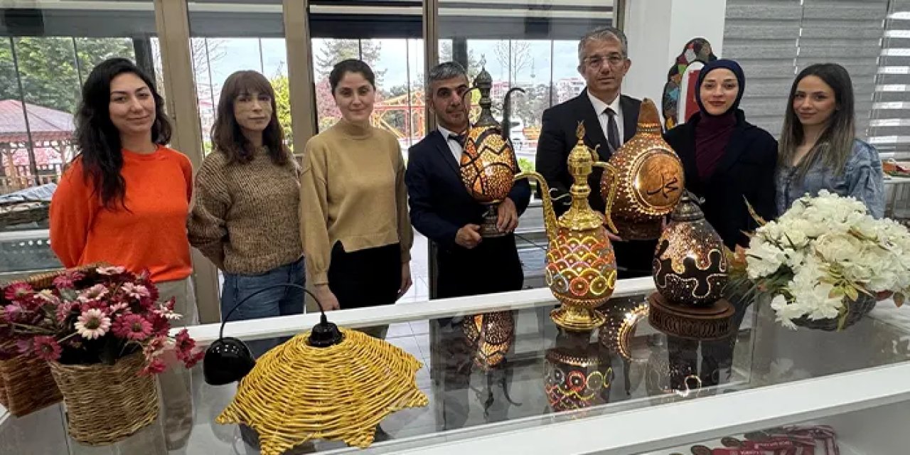 Giresun’da özel bireylerden el emeği sergisi!