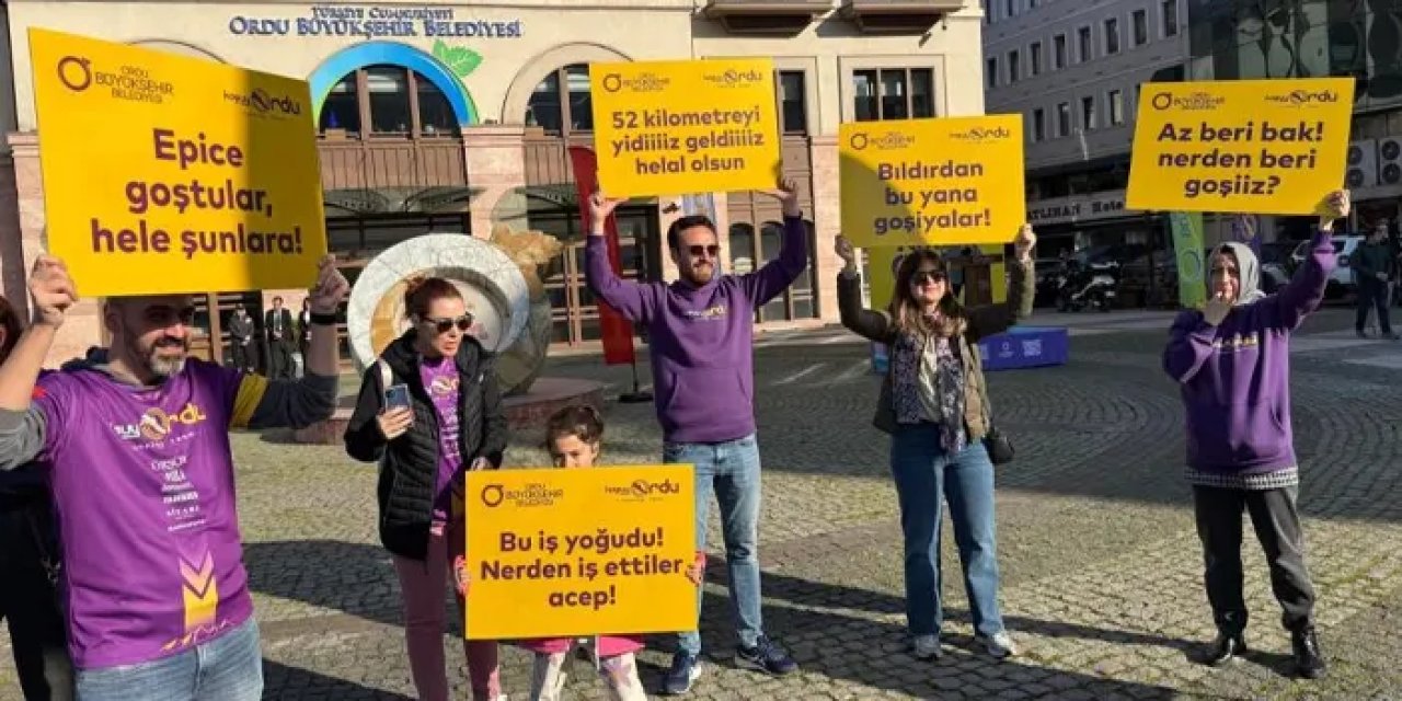 Ordulular her yıl 52 kilometre koşuyor!