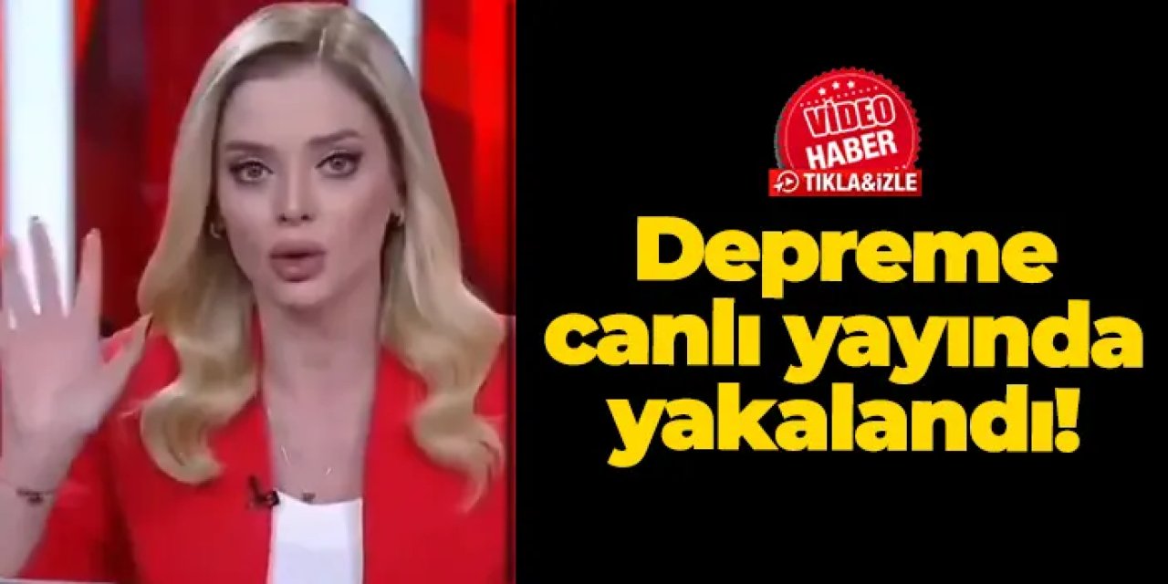İstanbul'da deprem! Meltem Bozbeyoğlu, depreme canlı yayında yakalandı