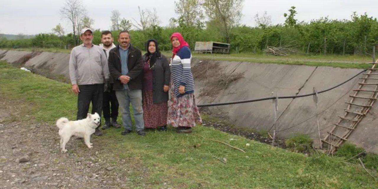 Samsun’da tarlasına gidemeyen mahalle sakinleri isyan etti!
