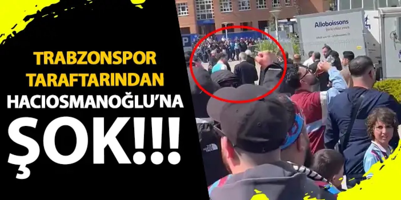 Trabzonspor taraftarından Hacıosamanoğlu'na şok! Traftar tepki gösterdi