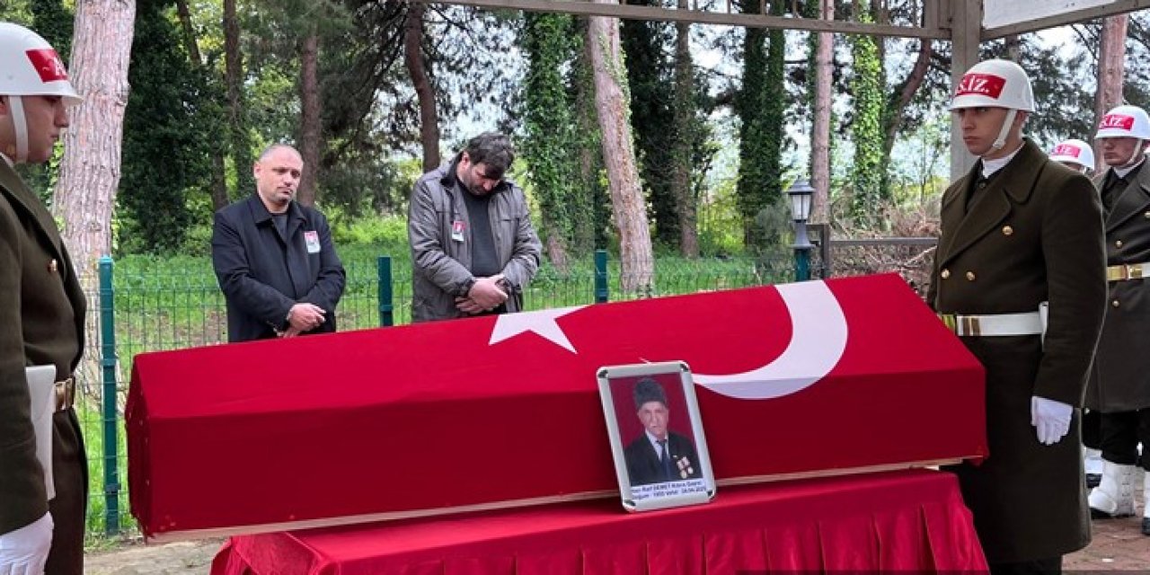 Samsun'da vefat eden Kıbrıs gazisi son yolculuğuna uğurlandı