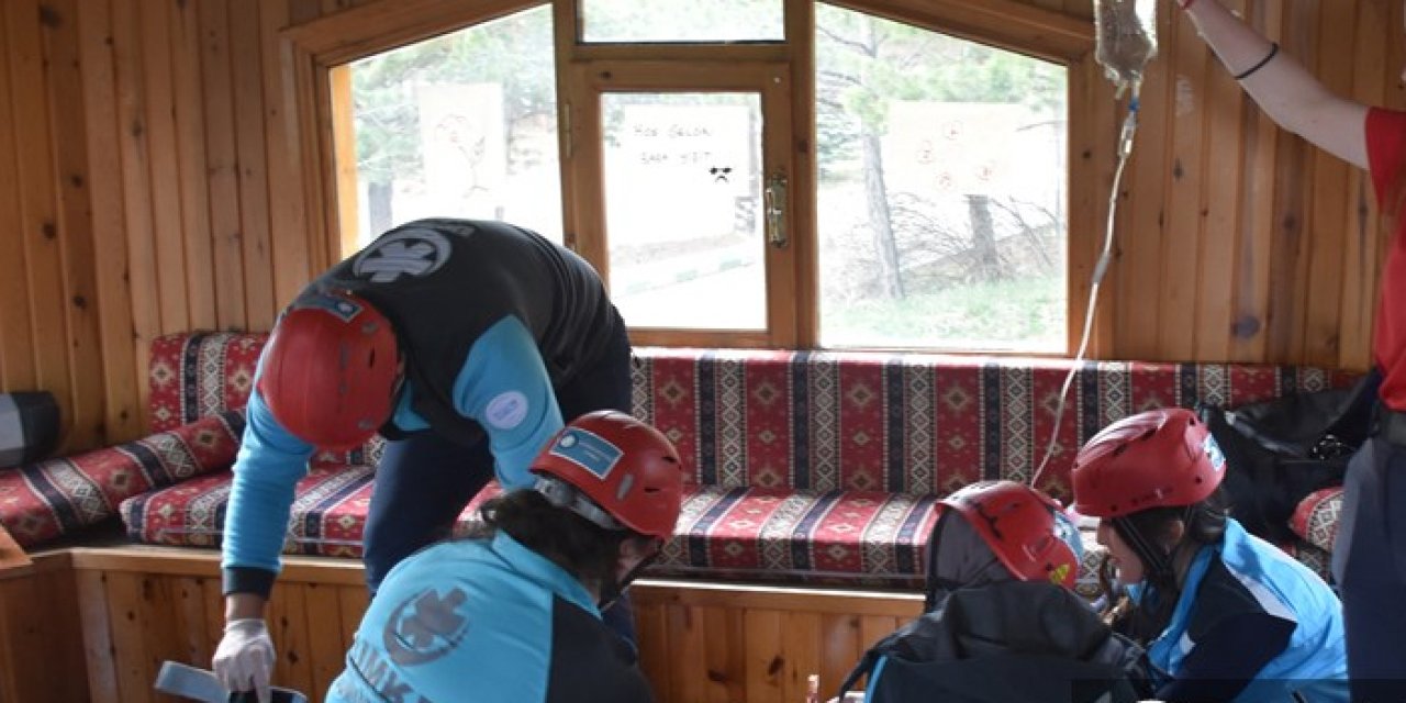 Gümüşhane'de deprem tatbikatı yapıldı