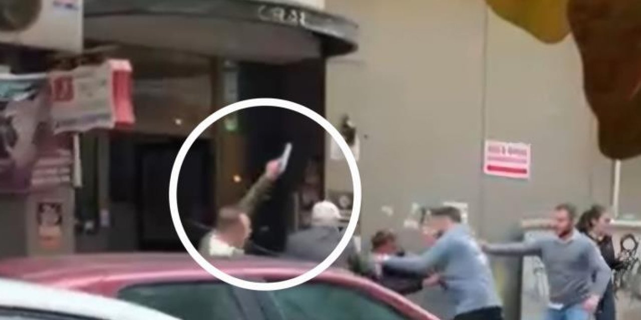 Samsun'da kavgayı ayırmak isteyen uzman çavuş havaya ateş açtı